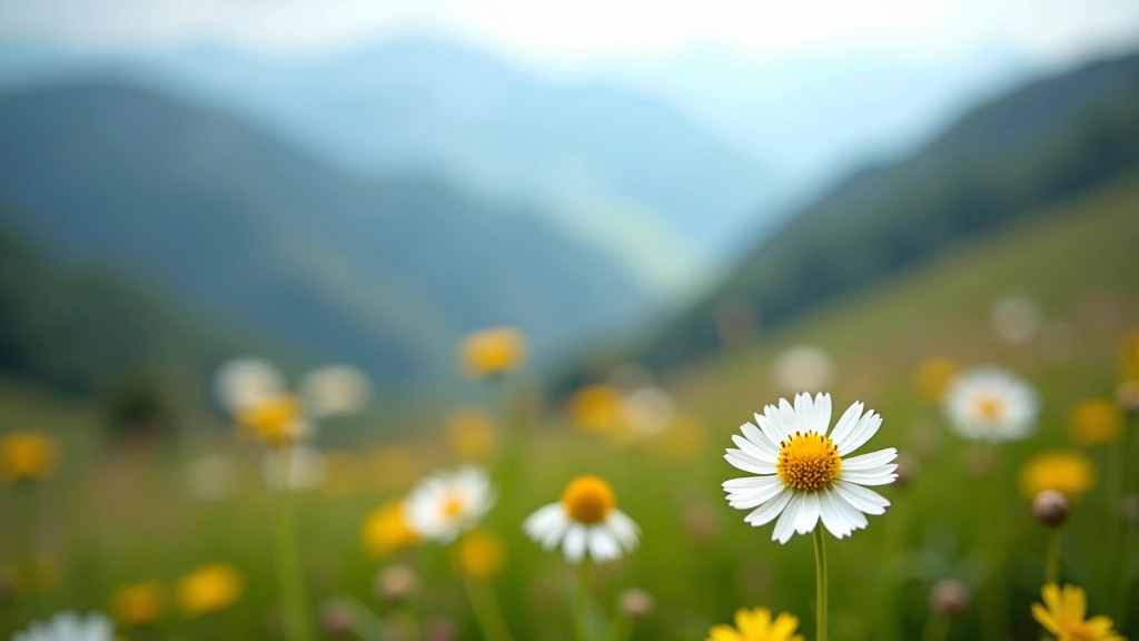 Close-up of rare alpine wildflowers blooming on protected mountain meadow, early spring season